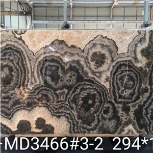 Natural Black Onyx Slabs Polished Stone Panel