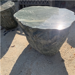 Outdoor Garden Furniture Granite Table & Chair Set For Sale