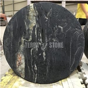 Black Marble Table Tops Round Coffee Table