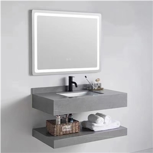 Armani Grey Sintered Stone Bathroom Sink BS-LSJ-XST01