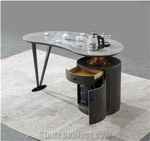Modern Grigio Imperiale Sintered Stone Table Top BS-CY-006