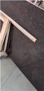 India Black Galaxy Granite Slab&Tile Wall Cladding Facade