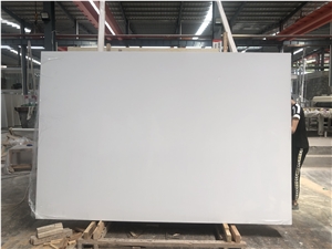 Crystal White Artificial Marble Slabs