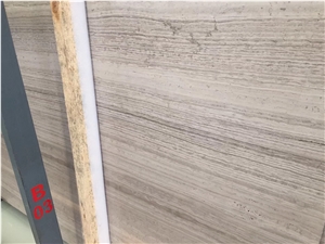 China Wood Grey Marble Grain Slab Wall Tiles