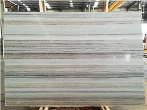 Crystal White Wood Marble High Quality Slab Wall Tiles