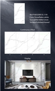 High Quality White Wood Polished Sintered Stone For Wall