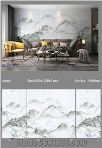 Hot Seller Chinese Sintered Stone Slab With Scenery Design