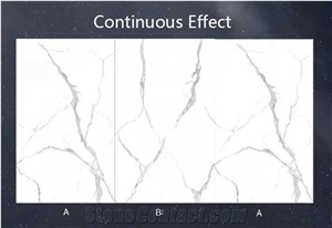 White Artificial Marble Sintered Stone Slabs
