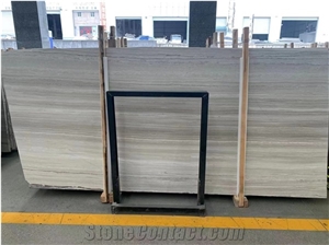 Crystal White Wooden Honed Marble Wooden China White Wood