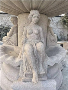Handmade Marble Garden Sculptures Angel Winged Statue Outdoor