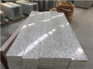 Hot Sale Fire Stairs Light Grey Granite G602 For Project