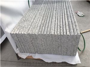 Special Price Fire Stairs Light Grey Granite G602 Project