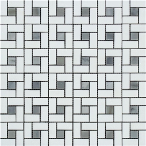 Greece White Mosaic Tile Thassos Floor Wall Kitchen Bath