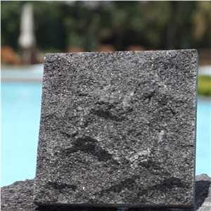 Black Lava Stone Split Tiles