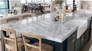 Salinas White Granite Kitchen Island Countertop