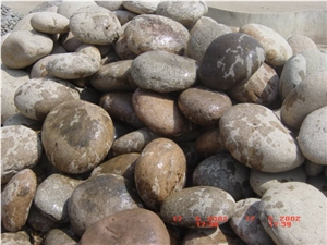 Black Pebbles Stone Walkway, River Pebble Stone