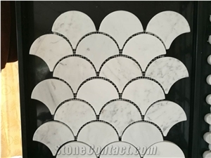 High Quality Wholesale Art White Marble Mosaic Tiles