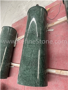 Indian Green Roman Marble Porch Columns