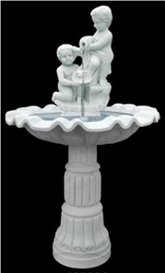 Outdoor Classic Style Garden Marble Stone Water Fountain