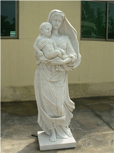 The Virgin Mary Statue & Outdoor Female Deity Carving Statue