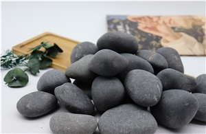China Natural Pebble Stone Drawing Plate Painting Class Use