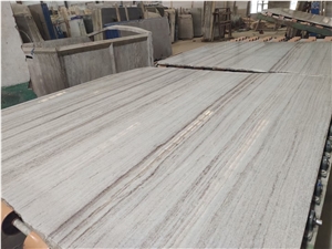 China Palissandro Crystal Wood Grain Marble Vein Cut Slabs