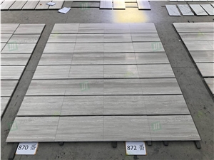 China Wooden White Marble Tiles For Wall