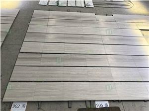 China Wooden White Marble Tiles For Wall