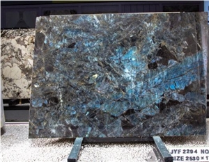 Lemurian Blue Labradorite Blue Granite Slabs Big Crystal