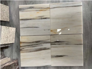White Palissandro Marble Slabs And Tiles For Interior Decor