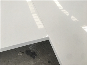 Pure White Quartz Engineered Stone Countertops