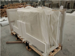 White Galaxy Artificial Quartz Stone Countertops