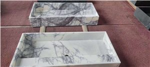 Customized Milas Lilac Marble Sinks