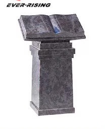 Paradiso Granite Book Monument, Engraved Tombstone