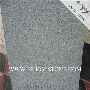 Bush Hammered Cut To Size Zhangpu Grey Basalto Paving Tile