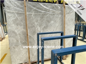 Tundra Grey Marble Slabs, Polished Marble Floor & Wall Tiles