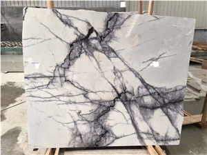 Sweet Notice Marble White Polished Slabs