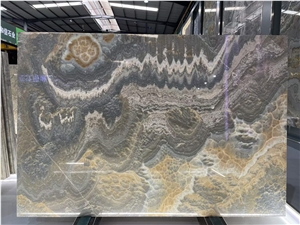 Turkey Water Mo Onyx Polished Wall Slabs & Floor Tiles