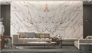 Marble Look Sintered Stone Artificial Marble Stone Wall Tile