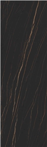 Sahara Black Sintered Stone For Vanity Top Design