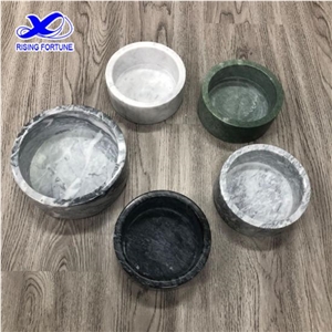 Marble Dog Pet Bowls In Differnet Colors