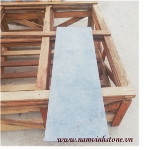 Vietnam Blue Limestone Border Stone Scraped (Light Honed)