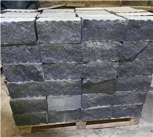 Gabbro Wall Stone Bricks, Antik Nero Gabbro Masonry Stone