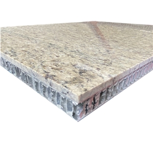 Aluminum Honeycomb Stone Panels Backed Granite