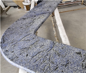 Azul Bahia Granite Backed Honeycomb Panels For Bar Top