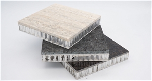 Black Granite Laminated With Honeycomb Panels