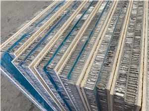 Grey Marble Composite Aluminum Honeycomb Panel