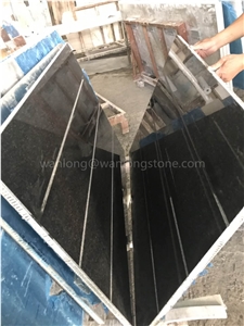 India Black Pearl Granite Polished Aluminum Honeycomb Panels