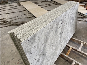 Thin Marble Backed Fiberglass Stone Panel For Indoor Wall