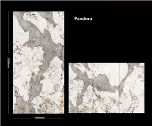 Excellent Quality Pandora Polished Sintered Stone Slab